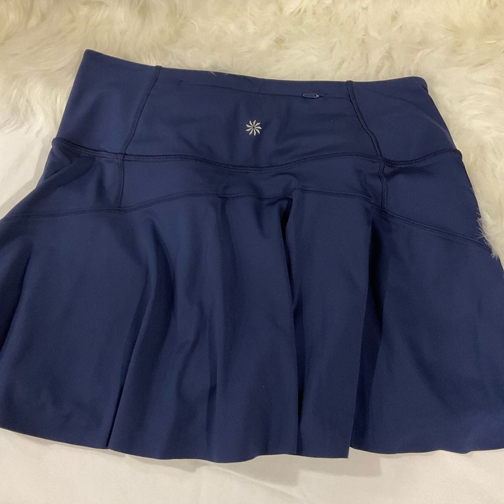 Athleta Ace Tennis Skort Size SP in Navy